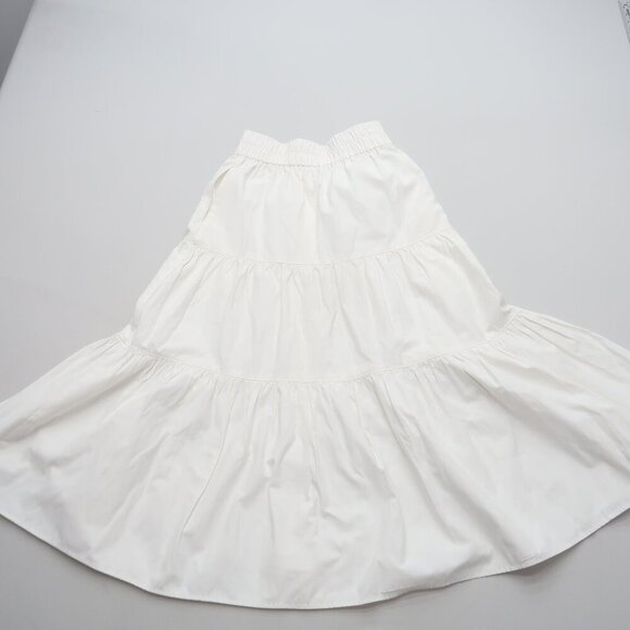Brochu Walker Havana Tiered Boho Midi Skirt White Size XS - Picture 4 of 15